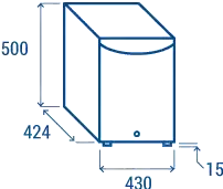 Lodówka minibar 40 l | CoolHead, MB42 2