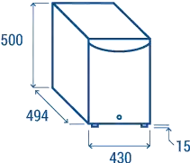 Lodówka minibar 50 l | CoolHead, MB52 2