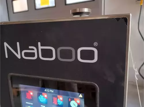 Piec Lainox Naboo Boosted 6x GN1/1 z bojlerem sondą, systemem myjącym, zasilaniem okapu i zestawem wędzarniczym SN: LA020168218 - po testowy 2