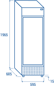 Chłodziarka do napojów, TKG 408CB 3
