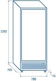 Chłodziarka do napojów, TKG 710 2
