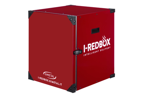 I-REDBOX Innowacyjny, podgrzewany box do dostawy pizzy | GiMetal, I-REDBOX3339 2