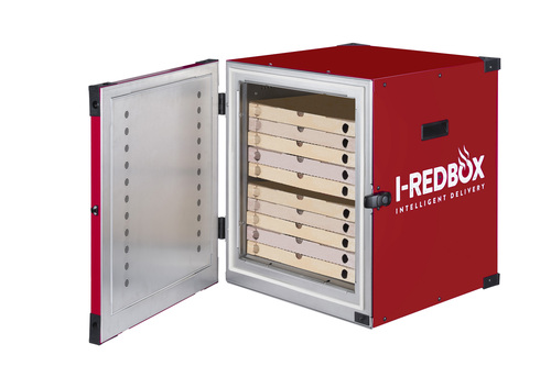 I-REDBOX Innowacyjny, podgrzewany box do dostawy pizzy | GiMetal, I-REDBOX3339 3