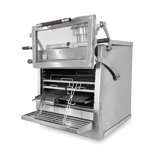 Piec grillowy węglowy SILVER 80 XXL ED z drzwiami lift-up, 1030x787 mm | Pira, 490.108 2