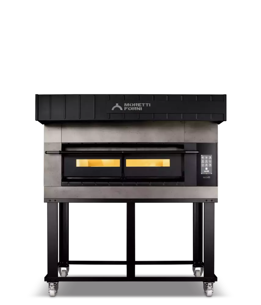 Piec jednokomorowy X100 z okapem i komorą rozrostu H=800mm | Moretti Forni, SerieX, MFX100ML 1