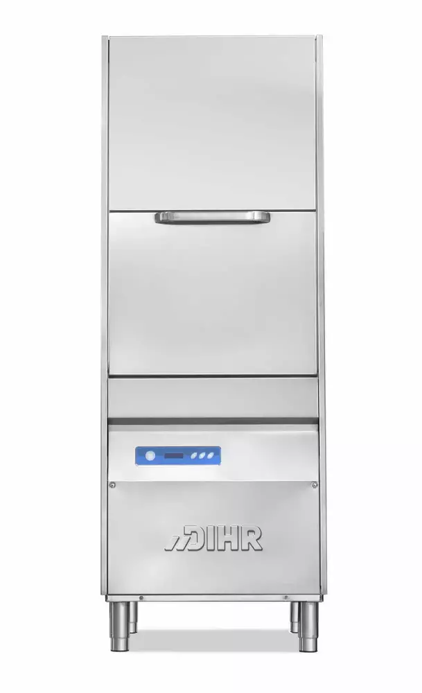 Zmywarka do garów i pojemników, kosz 550 x 665 z dozownikiem detergentu, z pompą spustową | DIHR, LP1 S8 PLUS PS DDE 1