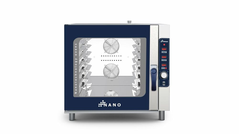 Piec konwekcyjno - parowy Nano Drive 6 x GN 2/1 lub 12 GN 1/1 sterowany elektronicznie, systemem myjącym i sondą  | Grafen NANO, 219072 1