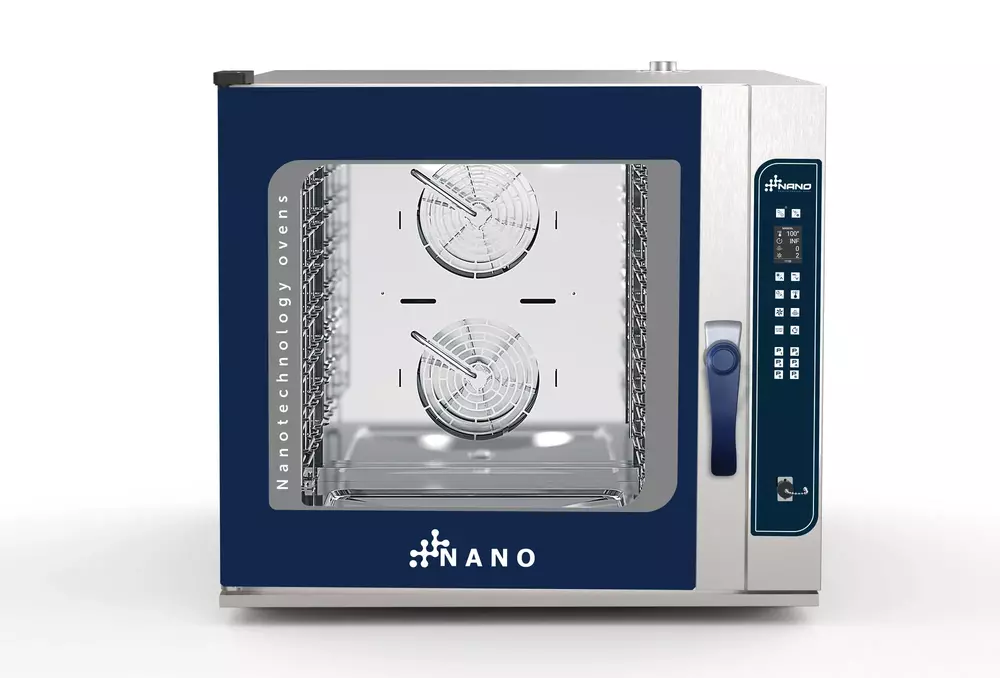 Piec konwekcyjno - parowy Nano Drive 7 x GN1/1 sterowany elektronicznie, z systemem myjącym i z sondą | Grafen NANO, 219157 1