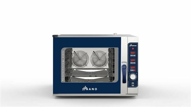 Piec konwekcyjno - parowy Nano Drive 5 x GN1/1 sterowany elektronicznie, z systemem myjącym i z sondą | Grafen NANO, 219171 1