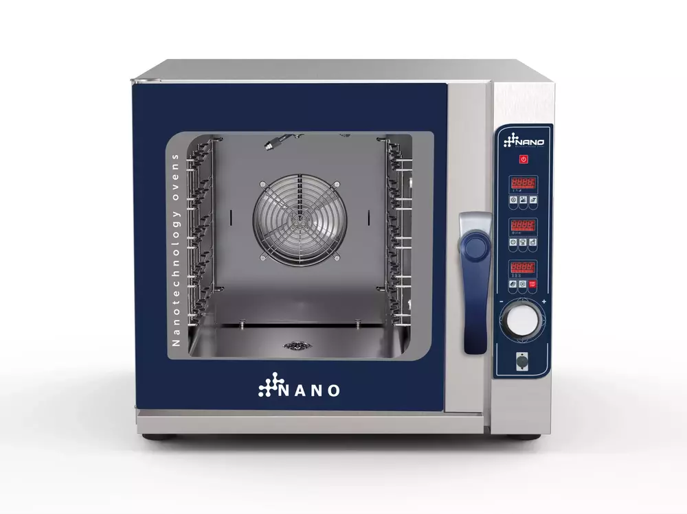 Piec konwekcyjno - parowy Nano Drive 5 x GN 2/3 sterowany elektronicznie, z systemem myjącym i z sondą | Grafen NANO, 219195 1