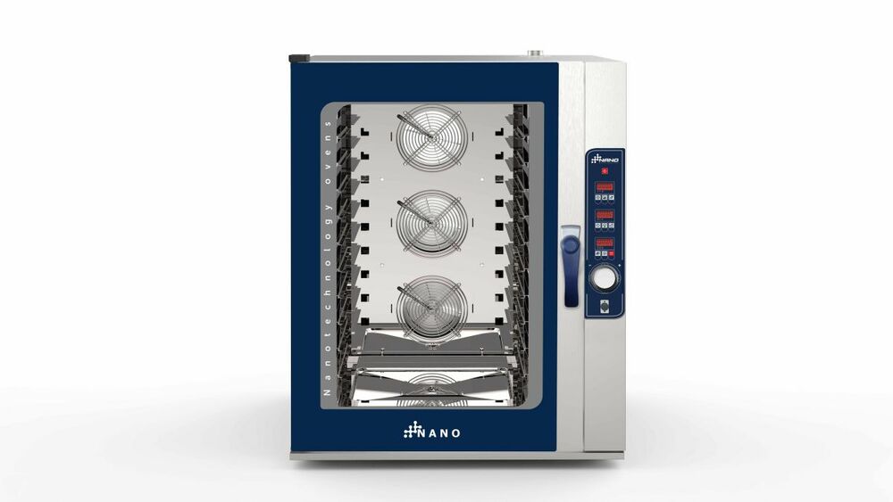 Piec piekarniczo - cukierniczy Nano Drive Bakery 10 x 600 x 400 sterowany elektronicznie, systemem myjącym | Grafen NANO, 219270 1