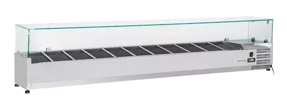 Nadstawka chłodnicza GLASS TOP, 11x GN 1/4 | CoolHead, VRX22/33 1
