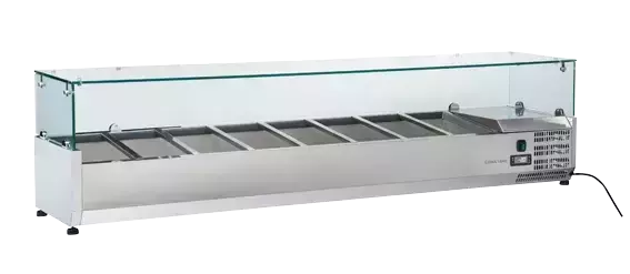 Nadstawka chłodnicza GLASS TOP, 8x GN 1/3 | CoolHead, VRX18/38 1