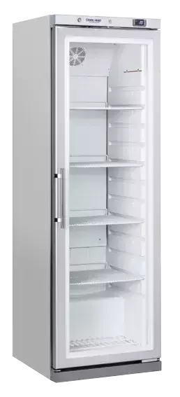 Szafa chłodnicza przeszklona 400 l, stal nierdzewna | CoolHead, CRXG4 1