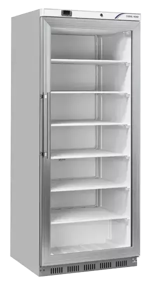 Szafa zamrażalnicza przeszklona GN 2/1, 600 l, stal nierdzewna | CoolHead, QNXG600 1