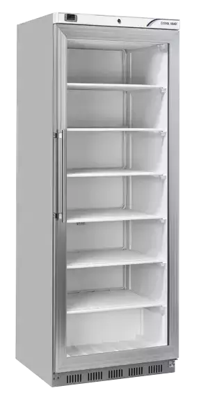 Szafa zamrażalnicza przeszklona 400 l, stal nierdzewna | CoolHead, QNXG400 1