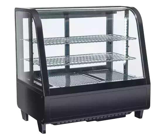 Witryna chłodnicza nastawna 100 l, czarna | CoolHead, RC100B 1