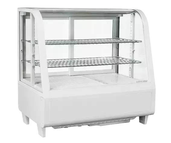 Witryna chłodnicza nastawna 100 l, biała | CoolHead, RC100W 1