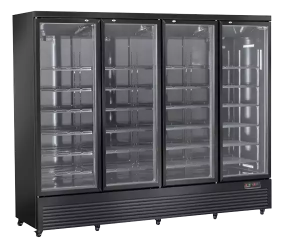 Witryna chłodnicza do napojów, czterodrzwiowa 2300 l | CoolHead, RCG2500B 1