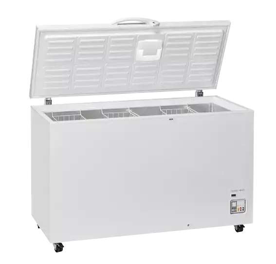 Mroźnia skrzyniowa biała z pełną pokrywą 500 l | CoolHead, CF508 1
