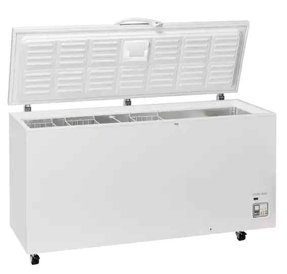 Mroźnia skrzyniowa biała z pełną pokrywą 600 l | CoolHead, CF608 1
