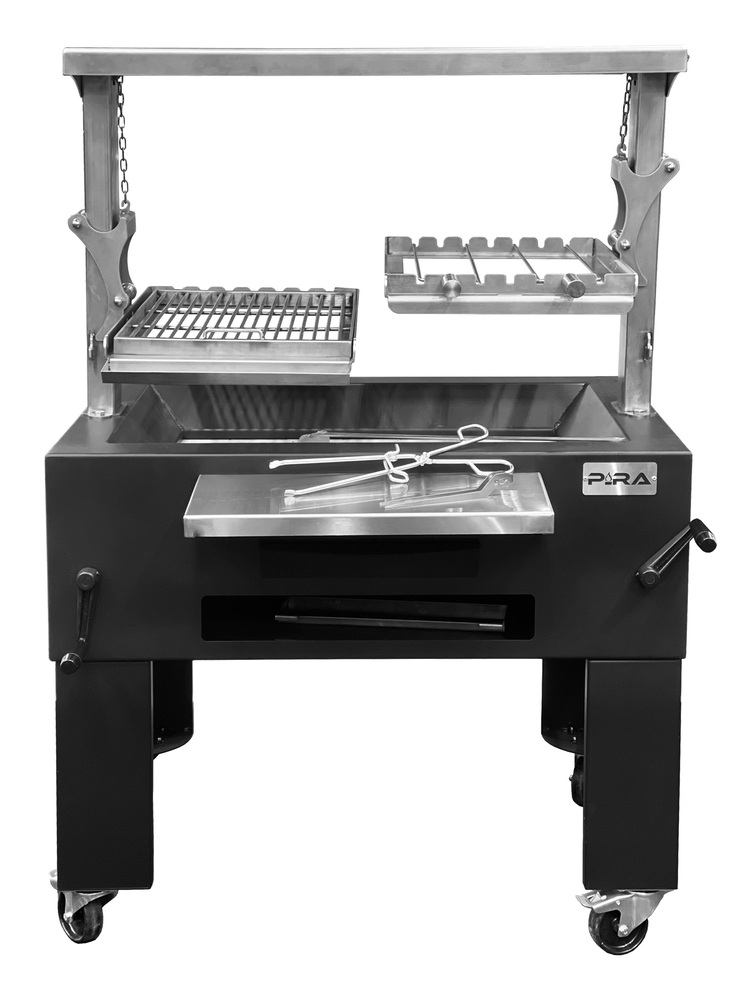 Grill węglowy BBQ Combi Lux 110 z regulowanym paleniskiem, 1500x1050 mm | Pira, 140.002 1