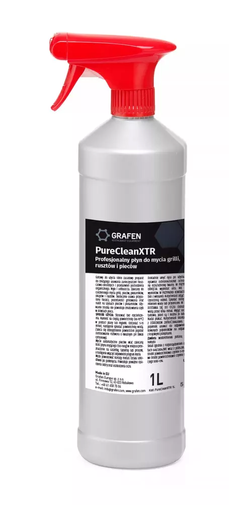 Profesjonalny płyn do mycia grilli, rusztów i pieców PureCleanXTR - 5L | Grafen, PureCleanXTR 5L 1