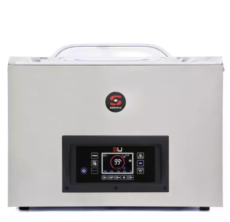 Pakowarka próżniowa SU-520P CC z głęboko tłoczoną komorą z portem drukarki oraz Bluetooth, Sammic, 634x552x(H)513mm | 1141102 1