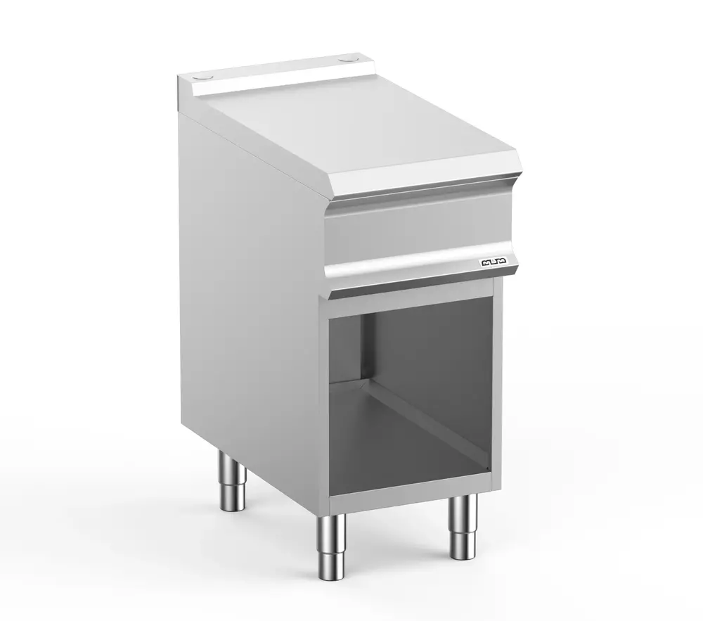 Blat neutralny linia DominaPro 700 szer. 400 mm, na podstawie z trzech stron zamkniętej | Grafen, GRN74A 1