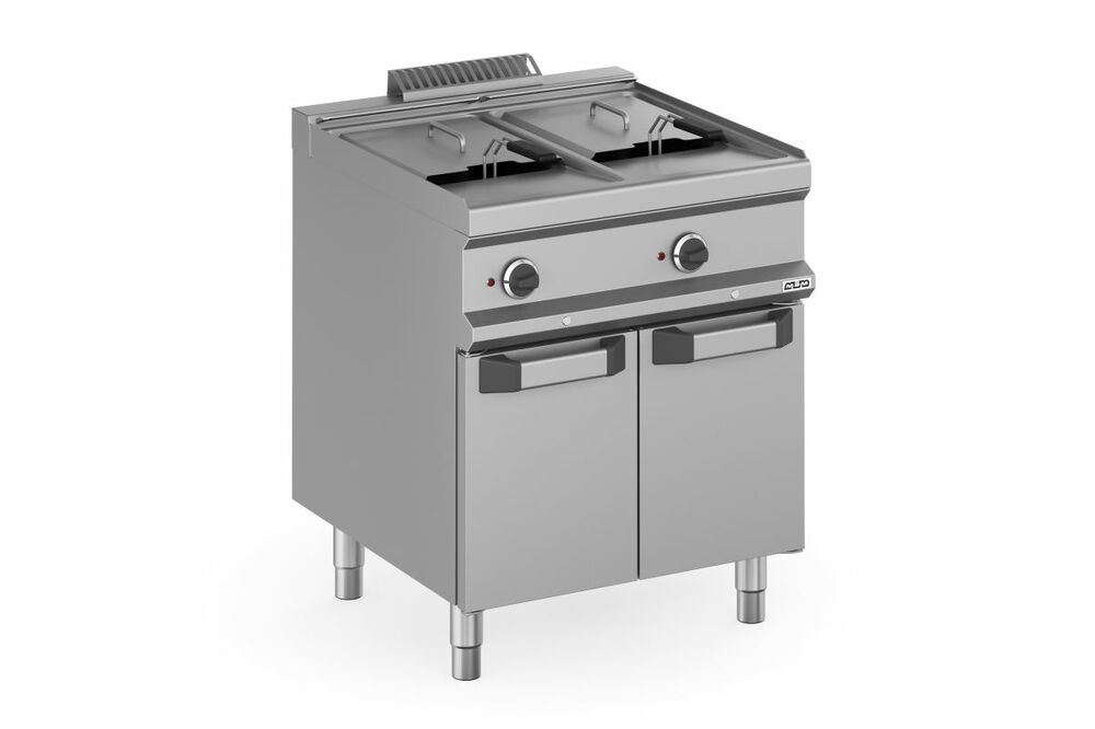 Frytownica elektryczna z szafka - 13l + 13l,  Magistra Plus 700 | Grafen, GRMFRE77A 1