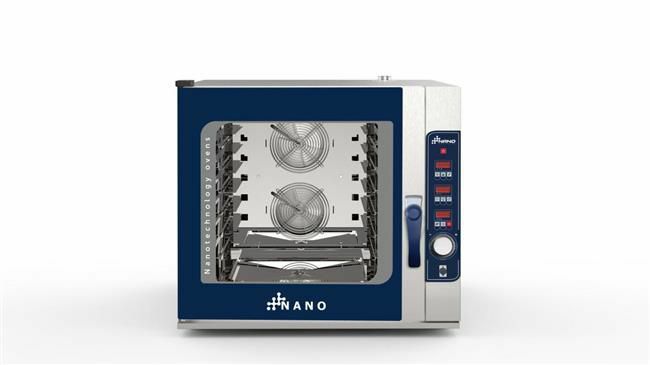 Piec konwekcyjno - parowy Nano Drive 7 x GN1/1 sterowany elektronicznie, z systemem myjącym i z sondą | Grafen NANO, 219157 1