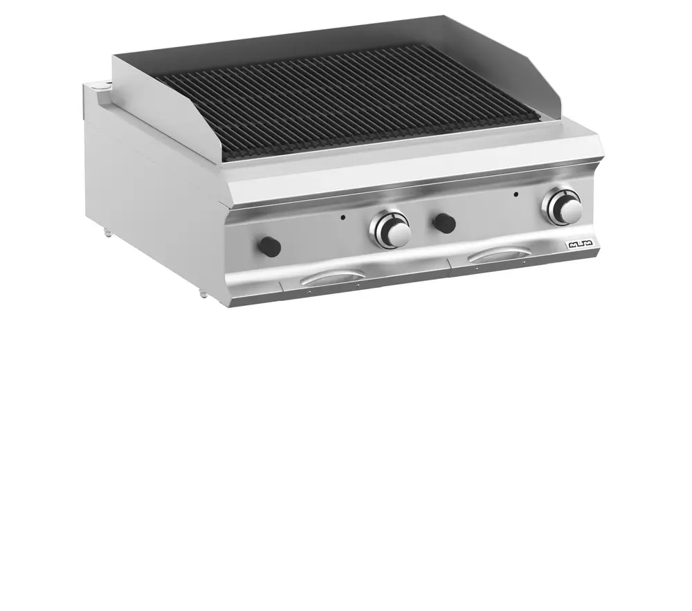 Grill lawowy gazowy podwójny z rusztem żeliwnym nastawny linia DominaPro 700 | Grafen, GRPLG78T 1