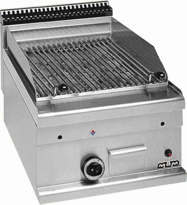 Grill z lawą wulkaniczną do ryb 400x600, Minima 600 | MBM, GPL46P 1