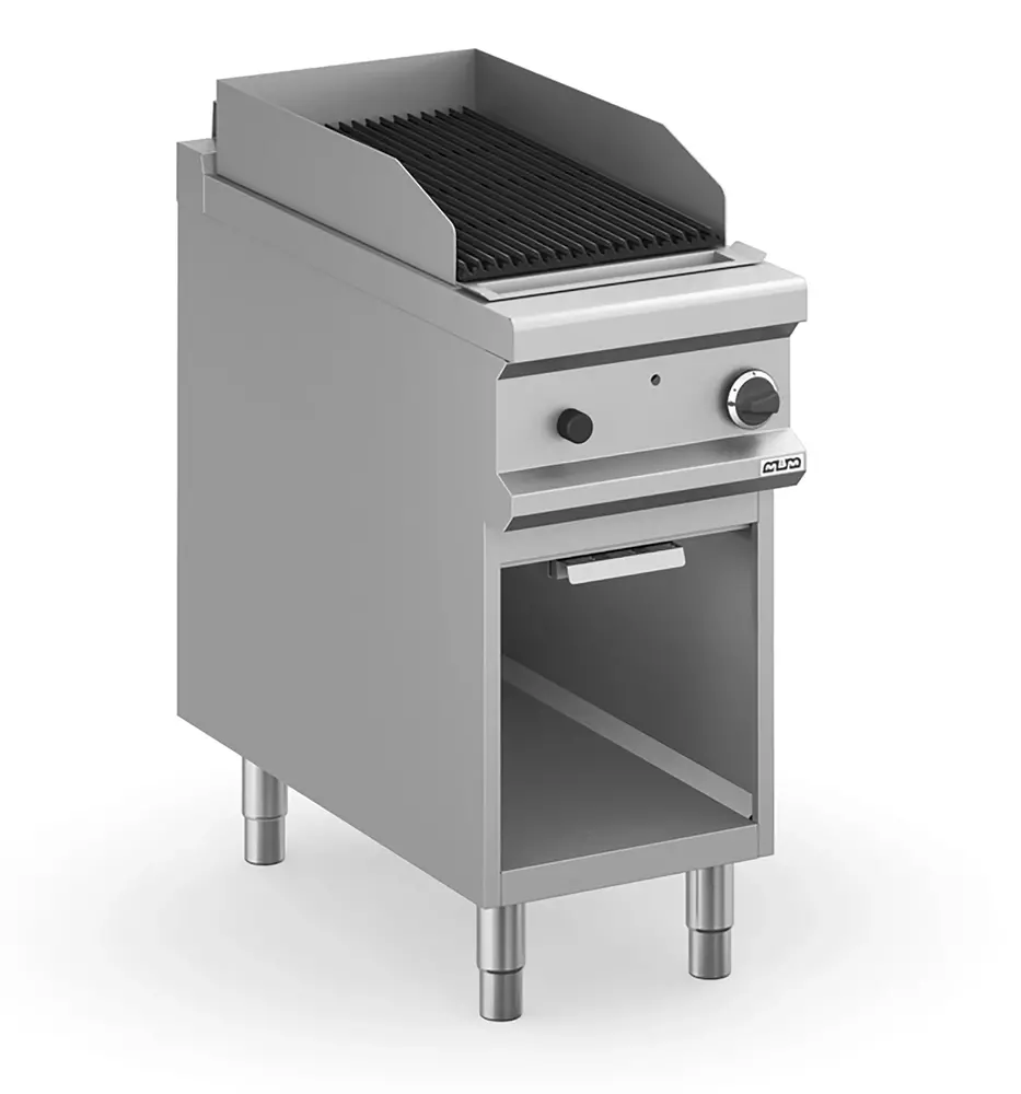 Grill z lawą wulkaniczną gazowy  pojedynczy linia Magistra Plus 900 | MBM, MPLG94A 1