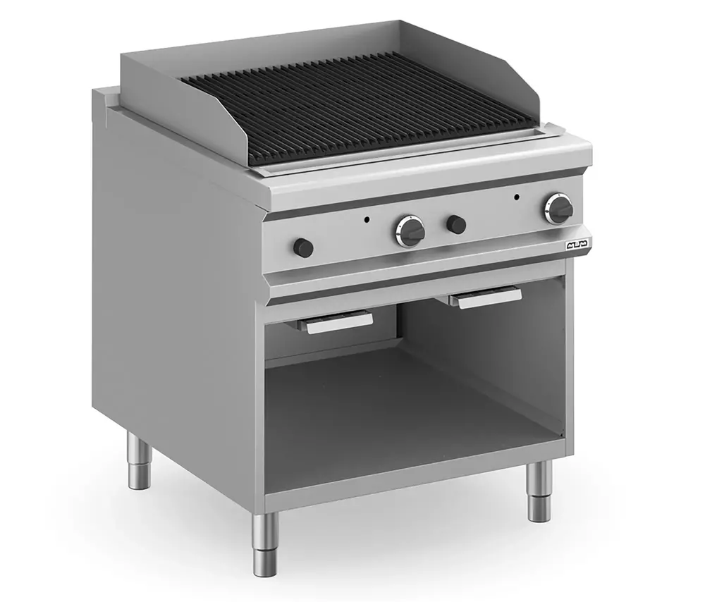 Grill z lawą wulkaniczną gazowy  podwójny linia Magistra Plus 900 | MBM, MPLG98A 1