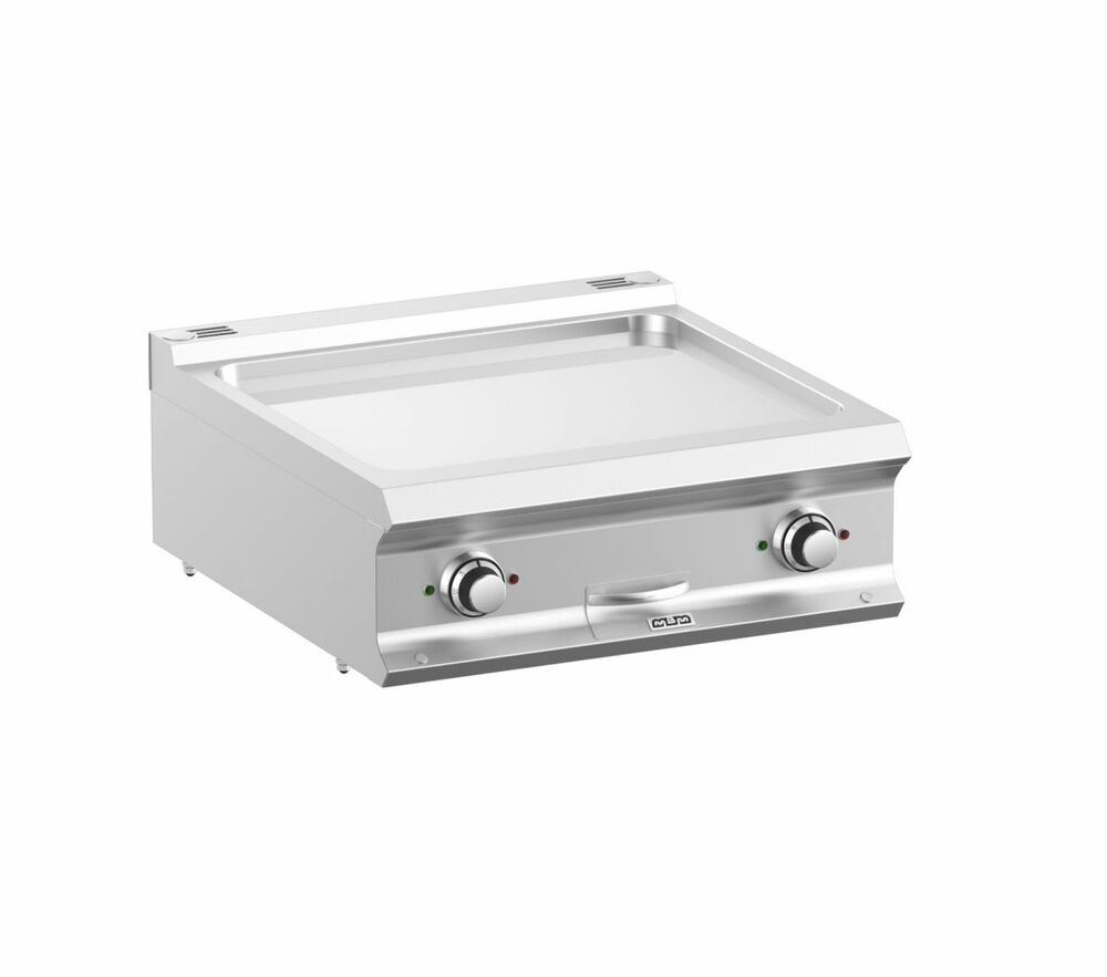 Płyta grillowa elektryczna podwójna nastawna gładka, linia DominaPro 700 | Grafen, GRFTBE77TL 1