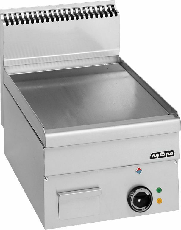 Płyta grillowa elektryczna, stołowa  400x600 - gładka, Minima 600 | MBM, EFT46L 1