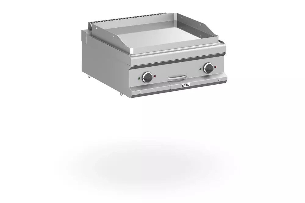 Płyta grillowa elektryczna, stołowa  700x700 - gładka, chromowana,  Magistra Plus 700 | Grafen, GRMFTE77TLC 1