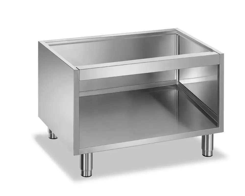 Podstawa z trzech stron zamknięta pod urządzenia stołowe linii MINIMA 600, wym.: 800x510x(H)580 mm | MBM, NSA86 1