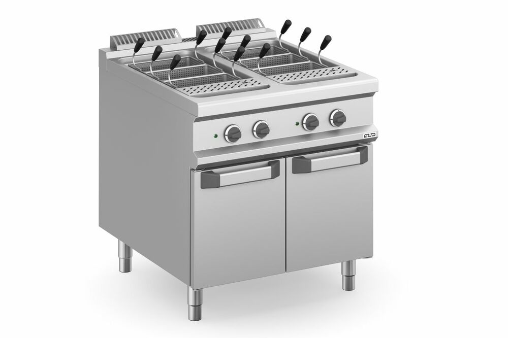 Urządzenie do gotowania makaronu i pierogów elektryczne, na szafce - 40l + 40l, Magistra 980 | MBM, MCPE98A 1