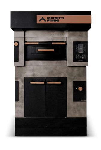Piec jednokomorowy S50 Icon z okapem i komorą rozrostu H=900mm | Moretti Forni, MFSI50ML 1