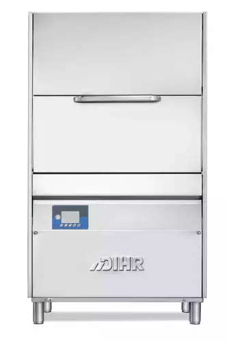 Zmywarka do garów, pojemników i termosów, kosz 725 x 850 z dozownikiem detergentu, z pompą spustową | DIHR, LP3 S PLUS... 1