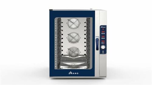 Piec konwekcyjno - parowy Nano Drive 12 x GN1/1 sterowany elektronicznie, z systemem myjącym i z sondą | Grafen NANO, 219133 1