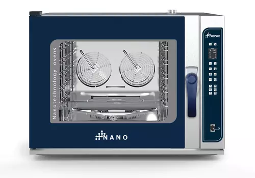 Piec konwekcyjno - parowy Nano Drive 5 x GN1/1 sterowany elektronicznie, z systemem myjącym i z sondą | Grafen NANO, 219171 1