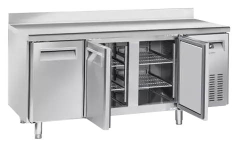 Stół chłodniczy Coolhead 3 drzwiowy, 700mm, z rantem 100mm | QR3200 1