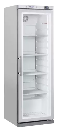 Szafa chłodnicza przeszklona 400 l, stal nierdzewna | CoolHead, CRXG4 1