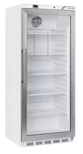 Szafa chłodnicza przeszklona GN 2/1, 600 l, biała | CoolHead, QRG600 1