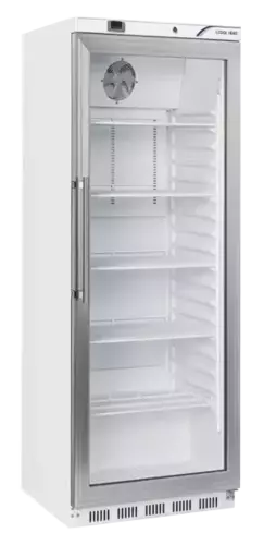 Szafa chłodnicza przeszklona 400 l, biała | CoolHead, QRG400 1