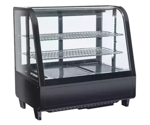 Witryna chłodnicza nastawna 100 l, czarna | CoolHead, RC100B 1