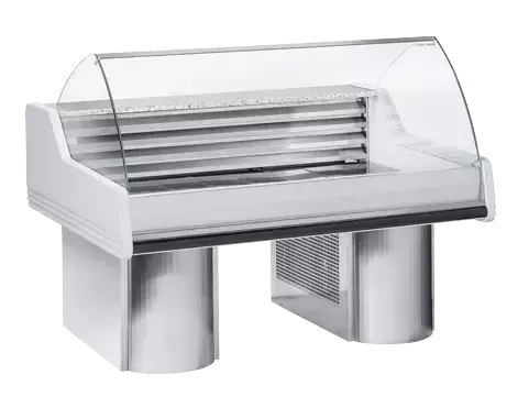 Witryna ze stołem chłodniczym na świeże ryby 150 l | CoolHead, WFH150 1
